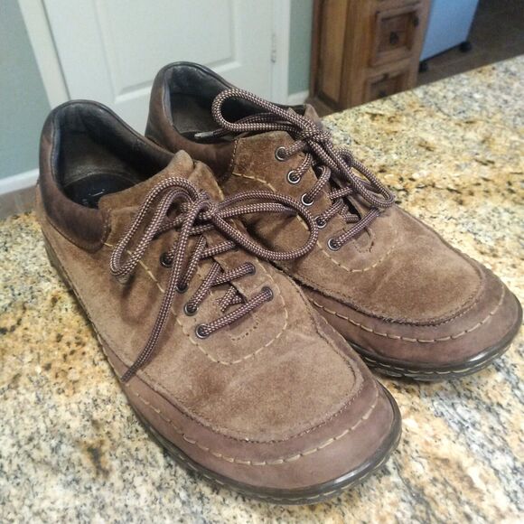 Men’s Born Handcrafted Footwear Size 11.5  45.5 Brown Casual Suede Shoes M6573 main image 5